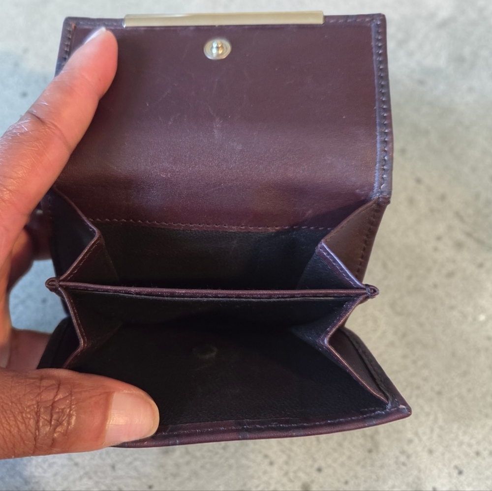 Authentic Brown Gucci Guccissima leather compact wallet - Picture 4 of 6